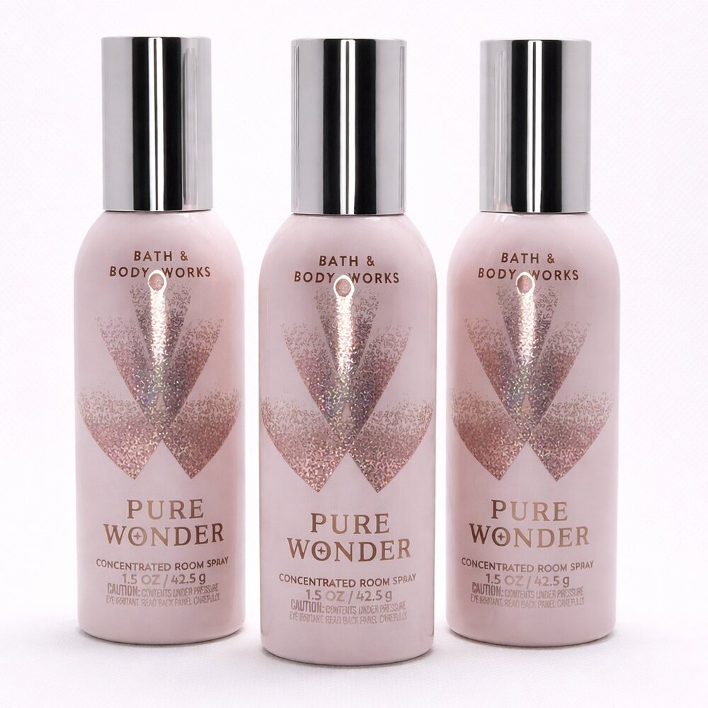 Bath & Body Works 3Pack PURE WONDER Room Spray
